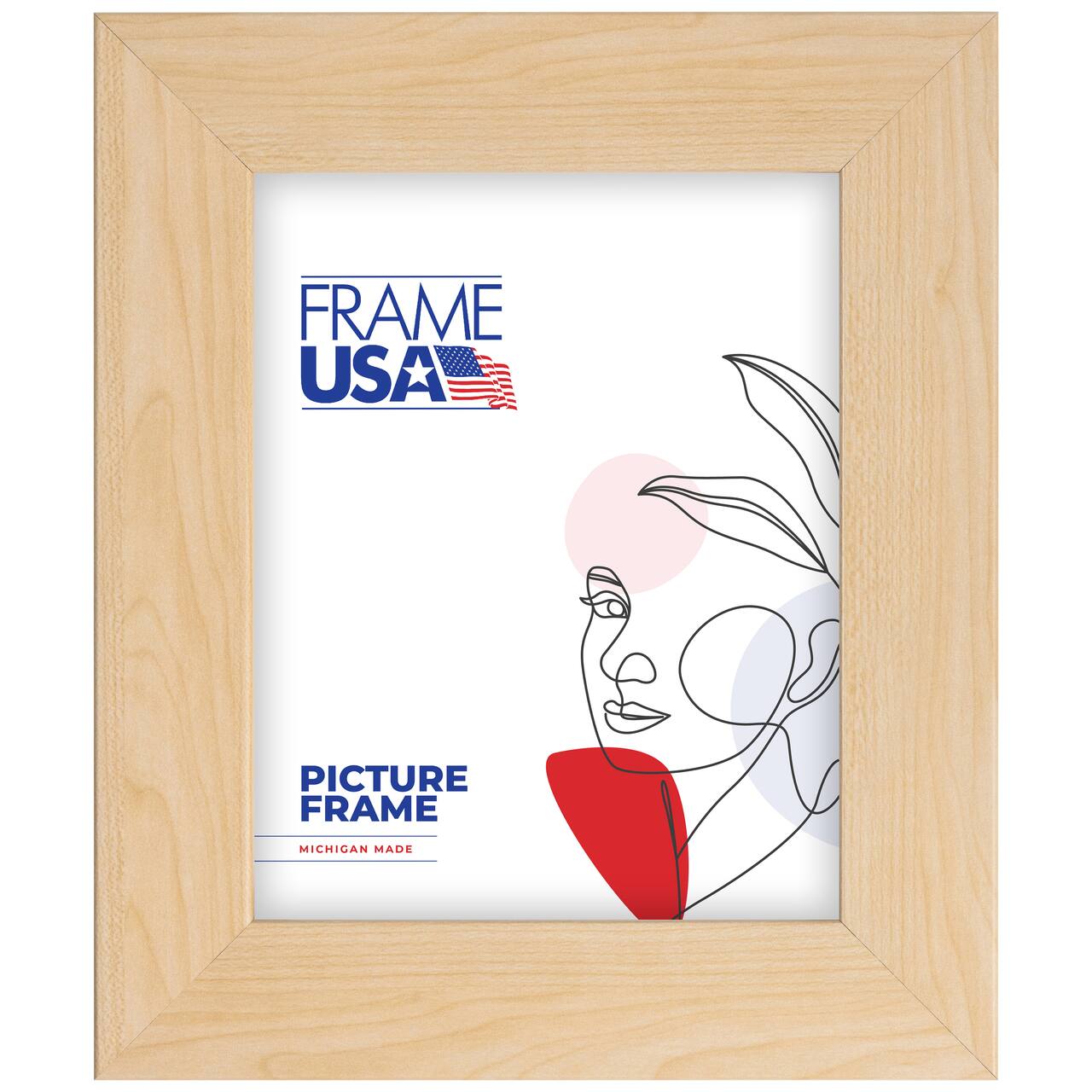 Frame USA Corporate Wide American Maple Single Image Picture Frame